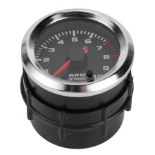 Tachimetro universale Alomejor, 7 colori, contatore di giri da 52 mm/2 pollici con intervallo di misurazione 0-10000 giri/min.