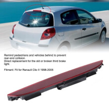 Rear 3rd Brake Light, High Level Red LED for Renault Clio II 1998-2005 YES4