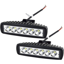 LED-Arbeitsscheinwerfer 12V 18W 15cm LED-Scheinwerfer Auto Wasserdicht IP67 LED-Nebelscheinwerfer Arbeitsleuchte