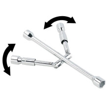 AGT Folding Cross Wheel Wrench - for 17/19/21/23 mm Nuts