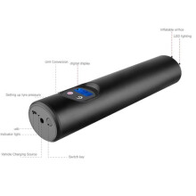 Pompe à air sans fil intelligente, mini gonfleur portable, compresseur d'air pour moto, vélo et voiture - NOIR