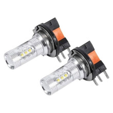 For H15 LED Bulb, H15 80W LED, 2pcs 80p H15 LED angled white bulbs for daytime running lights and car lights