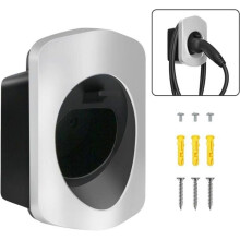 Wall Mount Cable Holder Type 2 Electric Car Charger Mount with Connector, Charging Cable Organizer