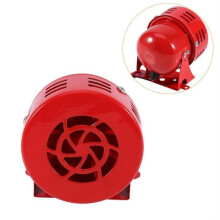 Fydun Ultra Compact 12V Elektrische Auto Vrachtwagen Motorfiets LED Raid Air Sirene Claxon Alarm Luid Jaren 50 Rood
