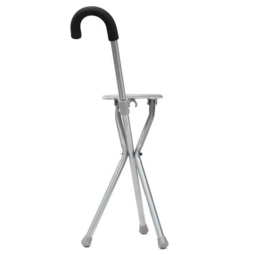 Walking Stick, Folding Tripod Seat, Adjustable Height, My17713 2