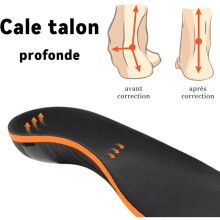 Orthopedische inlegzolen, sportzolen, steunzolen voor platvoeten en hielpijn - 28,5 cm