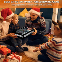 Musical Boxing Machine - Smart Bluetooth with LED and Digital Score - 6 Thickened Targets, Rhythm Mode and Competition Games