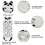 Υπνόσακος - JRING - Panda - 160x60 cm - Υπερμαλακός - Άνετος για παιδιά 4