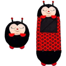 Ohlala Sleeping Bag with Comfortable and Soft Pillow for Children 160*60cm - Black