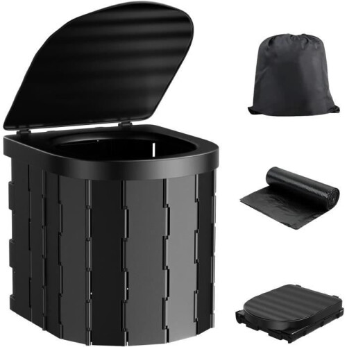 Folding camping toilet - Brand - Model - Load capacity - Lightweight - Multifunctional