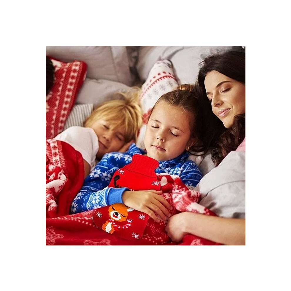 Aihontai Hot Water Bottle - Hot Water Bottle - Plush Hot Water Bottle, 2L Hot Water Bottle With Cover - Hot Water Bottle - Water Heater