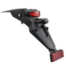 Universal motorcycle rear fender with LED taillight for fender, LED brake light