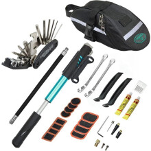 Bicycle Repair Kit, Bicycle Puncture Repair Kit, Bicycle Kit Suitable for Use in Emergency Situations During Long Trips