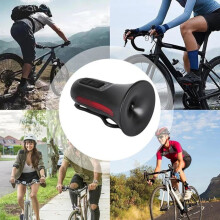 Clacson per bicicletta per adulti - Clacson potente, campanello per bici ricaricabile tramite USB con luci e modalità sonore