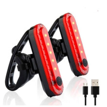 Set of 2 bicycle taillights, bicycle taillights for night riding, bicycle taillights with long battery life