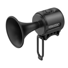 Campanello per bicicletta - Clacson potente per bicicletta elettrica, campanello con suono di avvertimento e batteria - Nero [A2180]