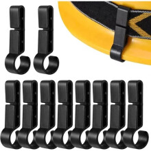 10 Headlamp Clips for Safety Helmets – Anti-slip Headlamp Clamps – For Outdoor Adventures