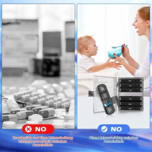 7-day morning/evening pill organizer, 7-day pill organizer, 4 compartments, moisture-resistant, practical medication organizer for