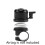 Campanello per bicicletta con supporto Airtag, nero, 22,2 mm 6
