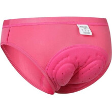 Pantaloncini da ciclismo da donna - Imbottitura in gel 3D - Rosa - Traspiranti e ad asciugatura rapida