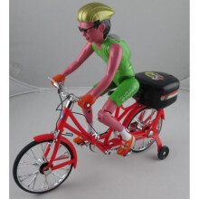 Folding electric bicycle with music and rider - LIAM ACCESS - Red - Unisex - Ages 3 and up