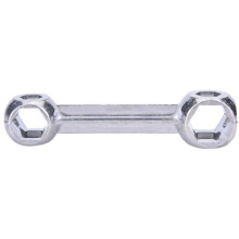 10-in-1 Fahrrad-Inbusschlüssel aus Aluminiumlegierung in Knochenform, robustes, tragbares Reparaturwerkzeug, 2 Stück
