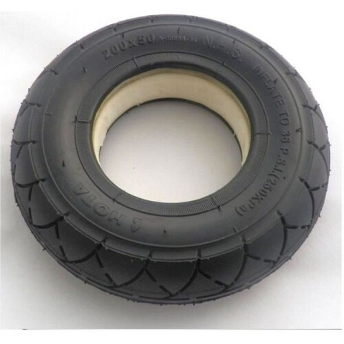 FOLAYA 200x50 (8"x2") Tubeless Solid Wheel Tire - Compatible with RAZOR SCOOTER E100 E200 E150 E175