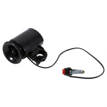 Clacson elettrico per bicicletta KEENSO - Nero ultra potente - 6 toni intensi
