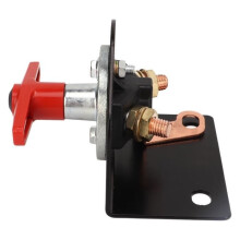 Dilwe 12V-60V Batterietrennschalter mit 10mm Bolzenverriegelungsplatte, 300A Universal für Wohnmobile und Yachten