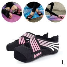 Women's yoga socks, five-toe Pilates shoes, fitness criss-cross straps, yoga socks