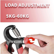Adjustable Hand Grip for Forearm Training, 5-60 kg