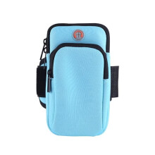 Waterdichte sportarmtas/armband voor fietsen, hardlopen en outdoor fitness, blauw