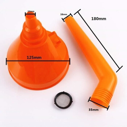 Imbuto per carburante - Da.Wa - Plastica resistente - Universale - Kit completo 1