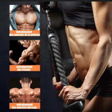 Training Rope - QJRRX - Elastic - 70 cm - Braided Nylon - Removable Resistance