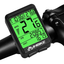 Kabelloser Fahrradcomputer, IP54-zertifizierter Fahrradkilometerzähler, automatische Start-/Stopp-Funktion, Geschwindigkeits- und