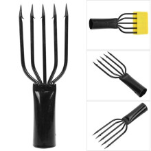 Multi-function Metal Prong Fishing Rod, Super Soft, Strong Mini Harpoon Design with 5-Tooth, Trident, Four-Tooth, and Five-Tooth
