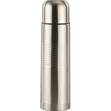 Isolierflasche – ROSENSTEIN & SOHNE – 0,5 l – Grauer Edelstahl – Multisport – Becherdeckel
