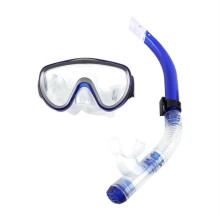 DILWE Schnorchelmaske – Gehärtetes Glas – Silikon-Mundstück – Bequeme Passform – Unisex