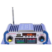USB FM-ääni 12 V LED-autostereovahvistin radio MP3-kaiutin Hi-Fi 2-kanavainen digitaalinen vahvistinsoitin