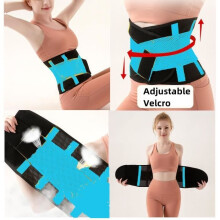 Schwitzgürtel, Figurformender Damengürtel, Bauchgürtel für Herren, für Sport, Fitness, Sauna, Gewichtsabnahme, Yoga, Rückenstütze