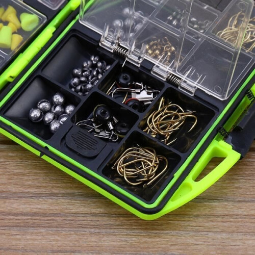 Fishing tackle kit - ARAMOX - 24 compartments - Plastic box - Lightweight and compact 2