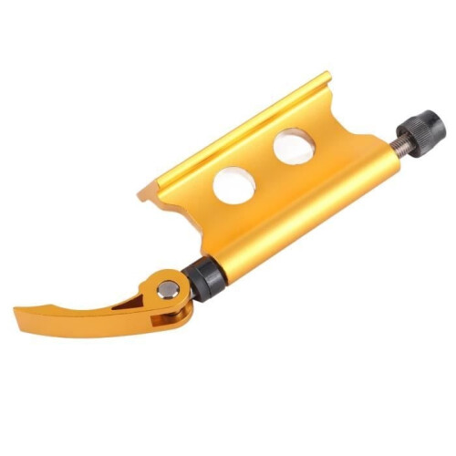 Quick-release bicycle fork mount - VVIKIZY - Fixed clip for sport basket, yellow 2