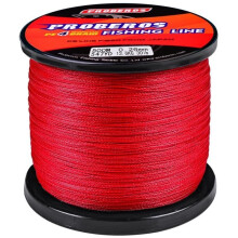 4-fach geflochtene Angelschnur – 547 yd/500 m – 30 lb/0,25 mm – Rot