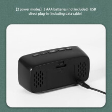 Slimme digitale wekker voor naast het bed, rode LED USB reis-bureauklok met 12/24-uurs datum- en temperatuurweergave en snooze-functie.