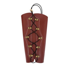Archery Arm Protection - V GEBY - Classic Compound Bow Protector - Brown - Archery