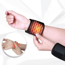 VINGVO Handgelenkbandage, 1 Paar selbsterwärmendes Magnettherapie-Sportarmband, Unisex-Handgelenkstützarmband