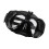 Maschera subacquea nera con occhialini, compatibile con videocamera GoPro. 2