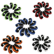 Golf Clubs Iron Head Covers, Golf Head Protector for Men and Women, Neoprene Golf Head Case