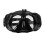 Maschera subacquea nera con occhialini, compatibile con videocamera GoPro. 4