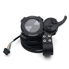 Tachimetro LCD DAMAO-MA01 per scooter elettrico, cruscotto 36-72V, interruttore per bici elettrica con acceleratore